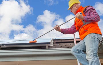 Hoffleet Stow soft wash roof cleaning